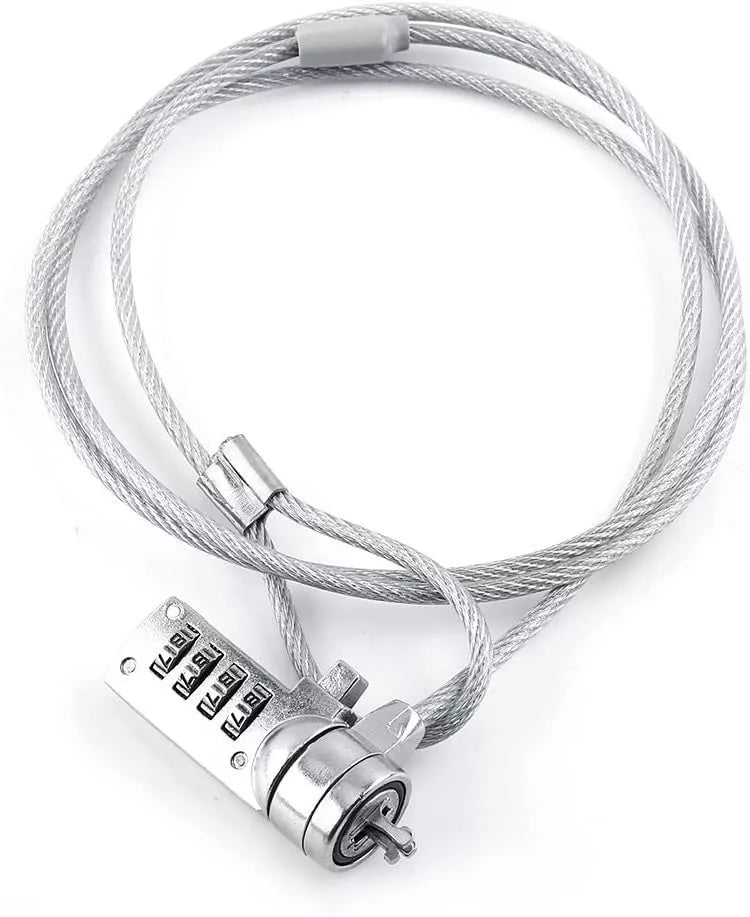 Candado Cable Seguridad Computadora Pc Laptop Portatil