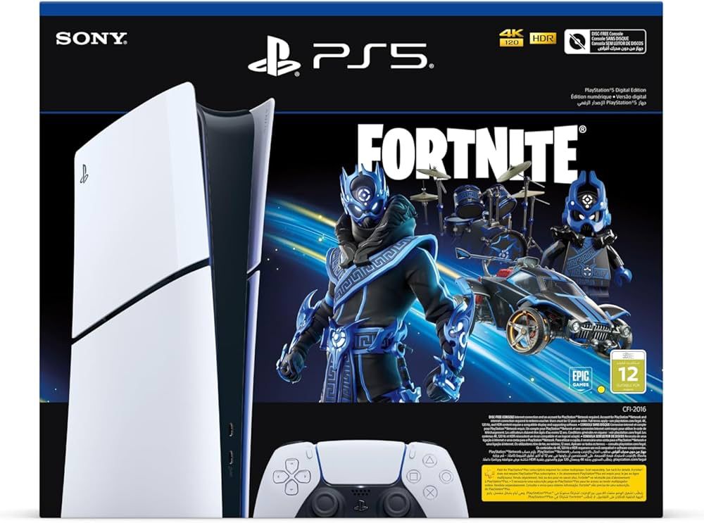 Sony Play Station 5 Slim 1tb Version Digital Fortnite Bundle