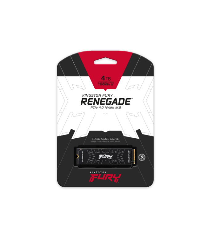 KINGSTON FURY RENEGADE PCLE 4.0 NVME M.2 4TB SSD 7300MB/S + DISIPADOR