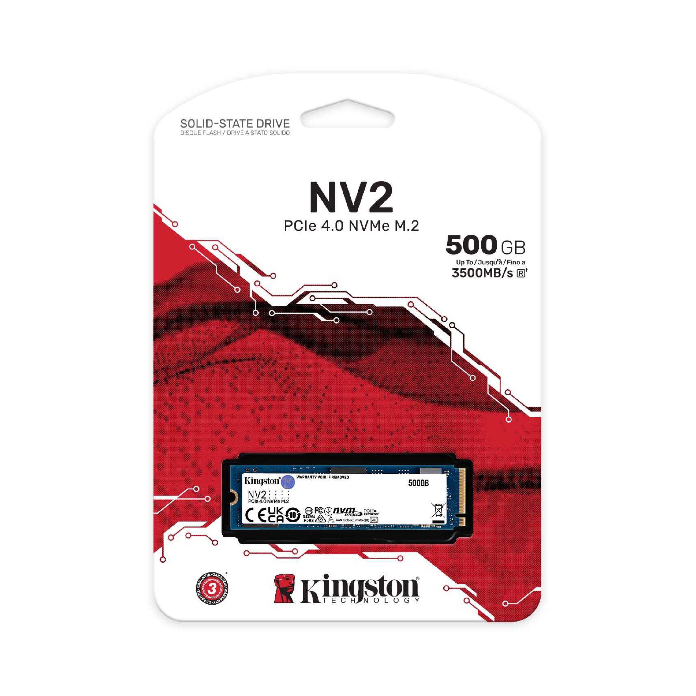 Kingston Nv2 PCIe 4.0 NVMe M.2 SSD