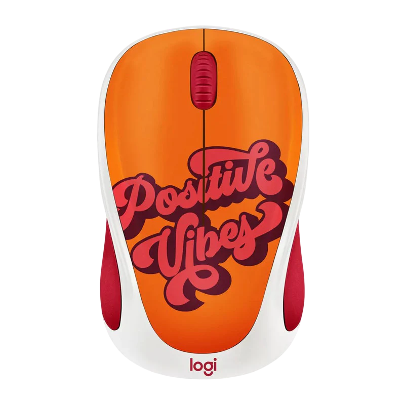 MOUSE INALAMBRICO LOGITECH M317C LIMITED EDITION POSITIVE VIBES USB