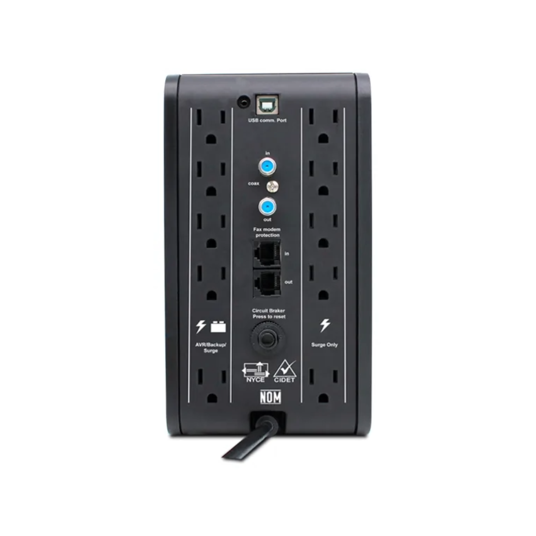 Ups Interactivo Smart Cdp R-SMART1510 1500va 900w E S:120V 6 Salidas Sup de picos Lcd