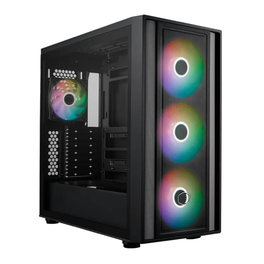 CASE COOLER MASTER/MASTERBOX 600 ATX ARG FANS HUB