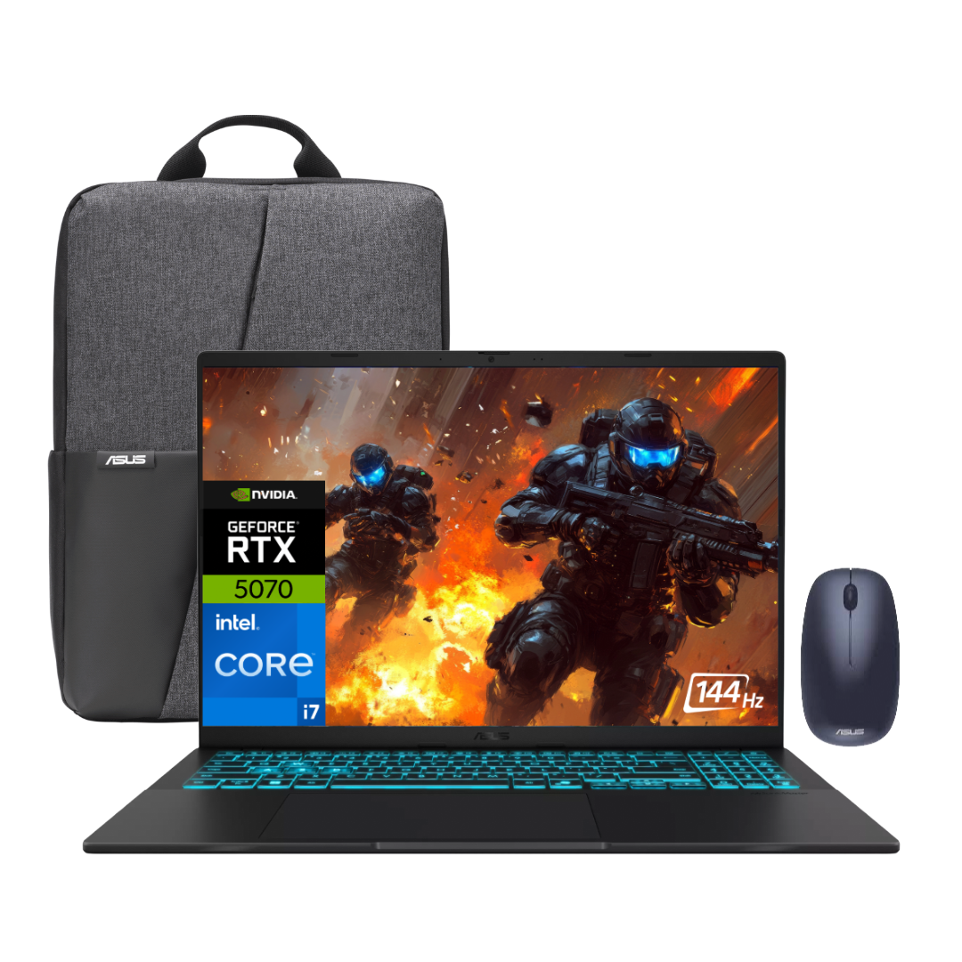 ASUS GAMING V3607VP CORE 7 240H/1TB SSD/32GB/RTX 5070 8GB/16PUL/NO OS/BLACK