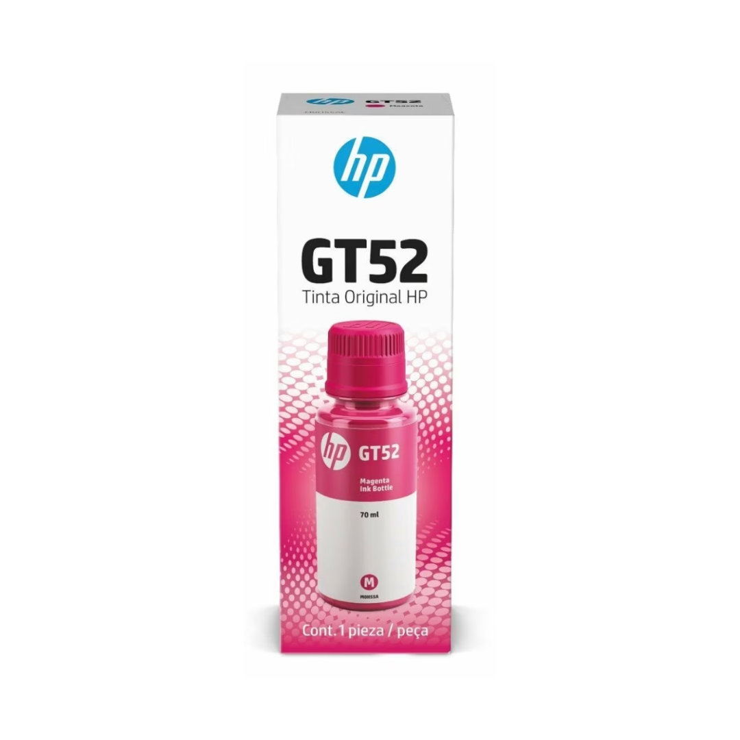 HP Botella de Tinta GT52 Magenta
