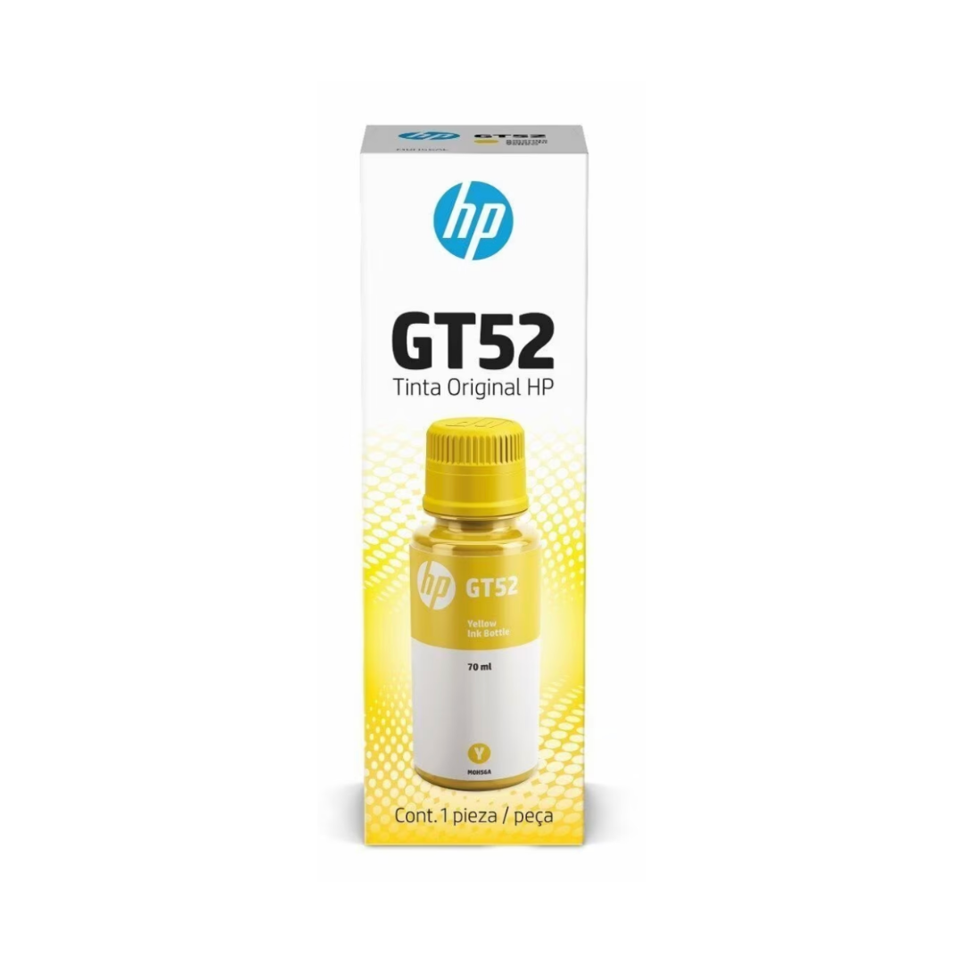 HP Botella de Tinta GT52 Amarillo