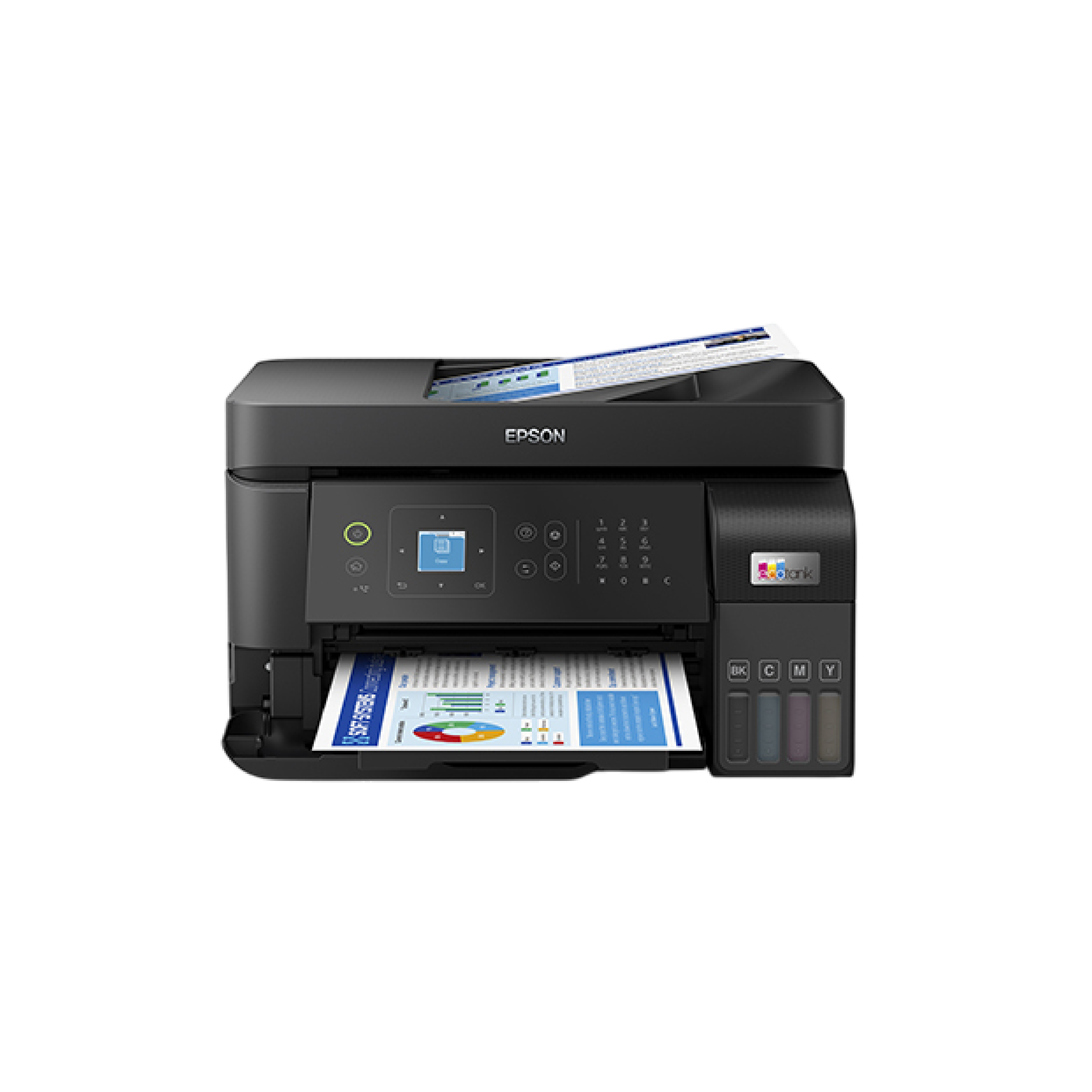 Impresora multifuncional 4 en 1 epson L5590wifi adf lan panel lcd