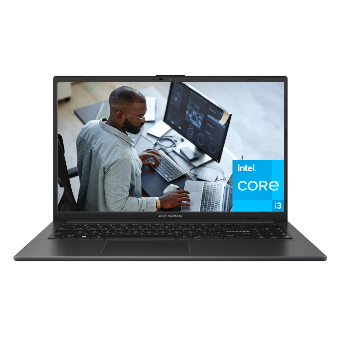 ASUS VIVOBOOK E1504GA CORE I3-N305/128GB SSD/8GB RAM/15.6 PUL/WIN 11 HOME/BLACK USA