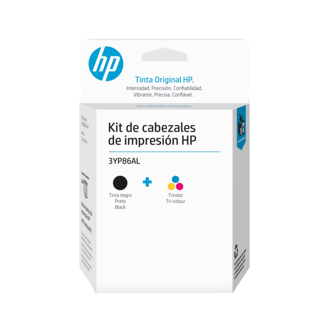 Kit de Cabezales de Impresión HP GT 3YP86AL Negro/Tricolor