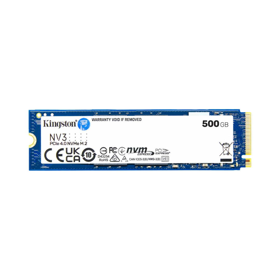 SSD KINGSTON 500GB NV3 M.2 2280 NVME SSD UP TO 3000 MB/S