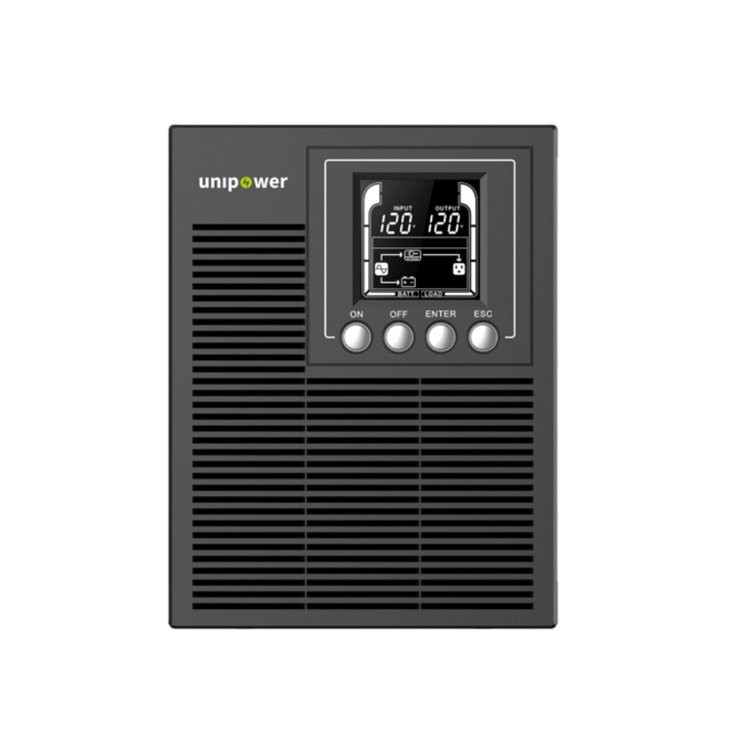 Ups Unipower Ups011-1tl Online 1kva 0.9kw Torre Ups Con 2 Baterias 12v9ah 120v 60hz 4 Tomas