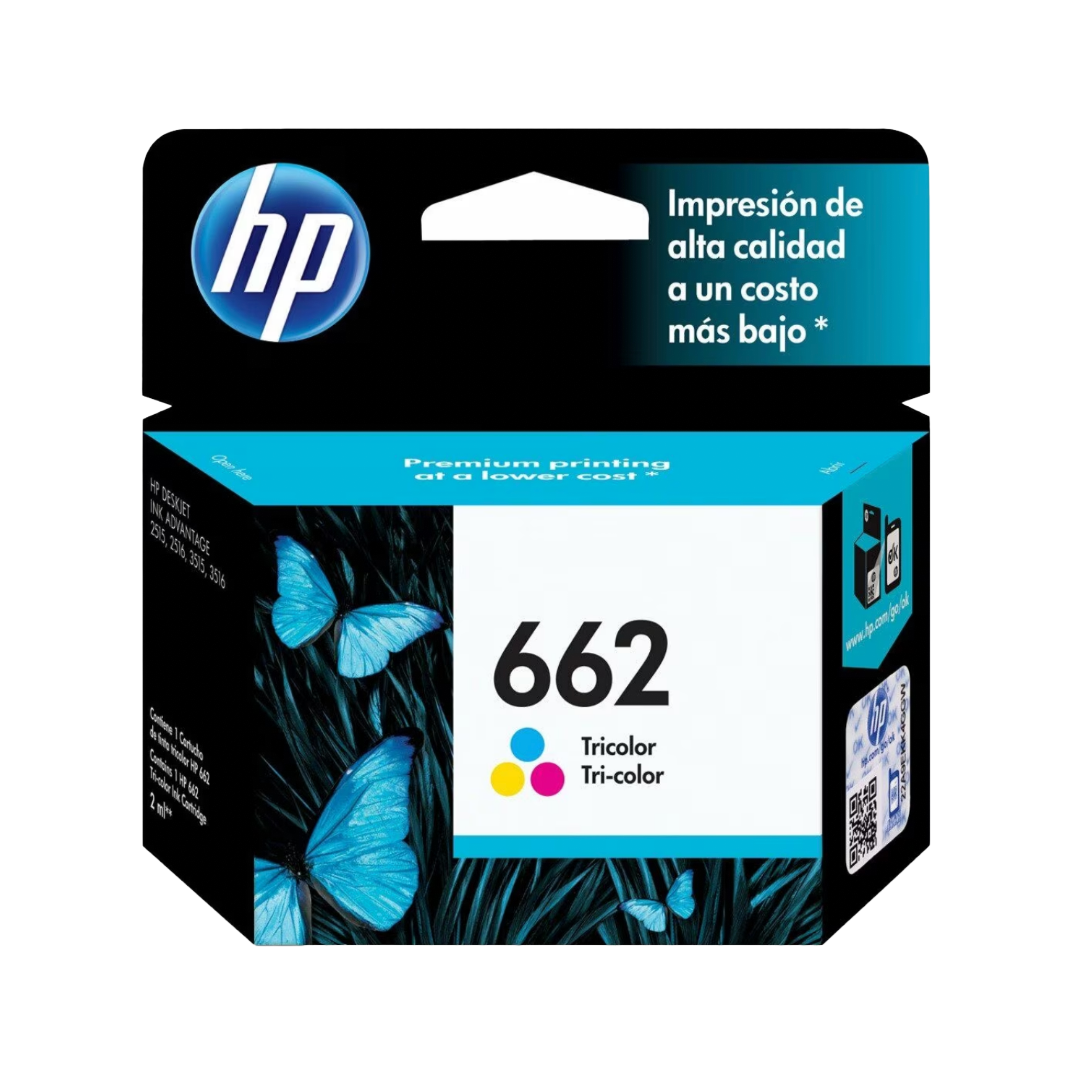 Cartucho de Tinta HP 662 Tricolor