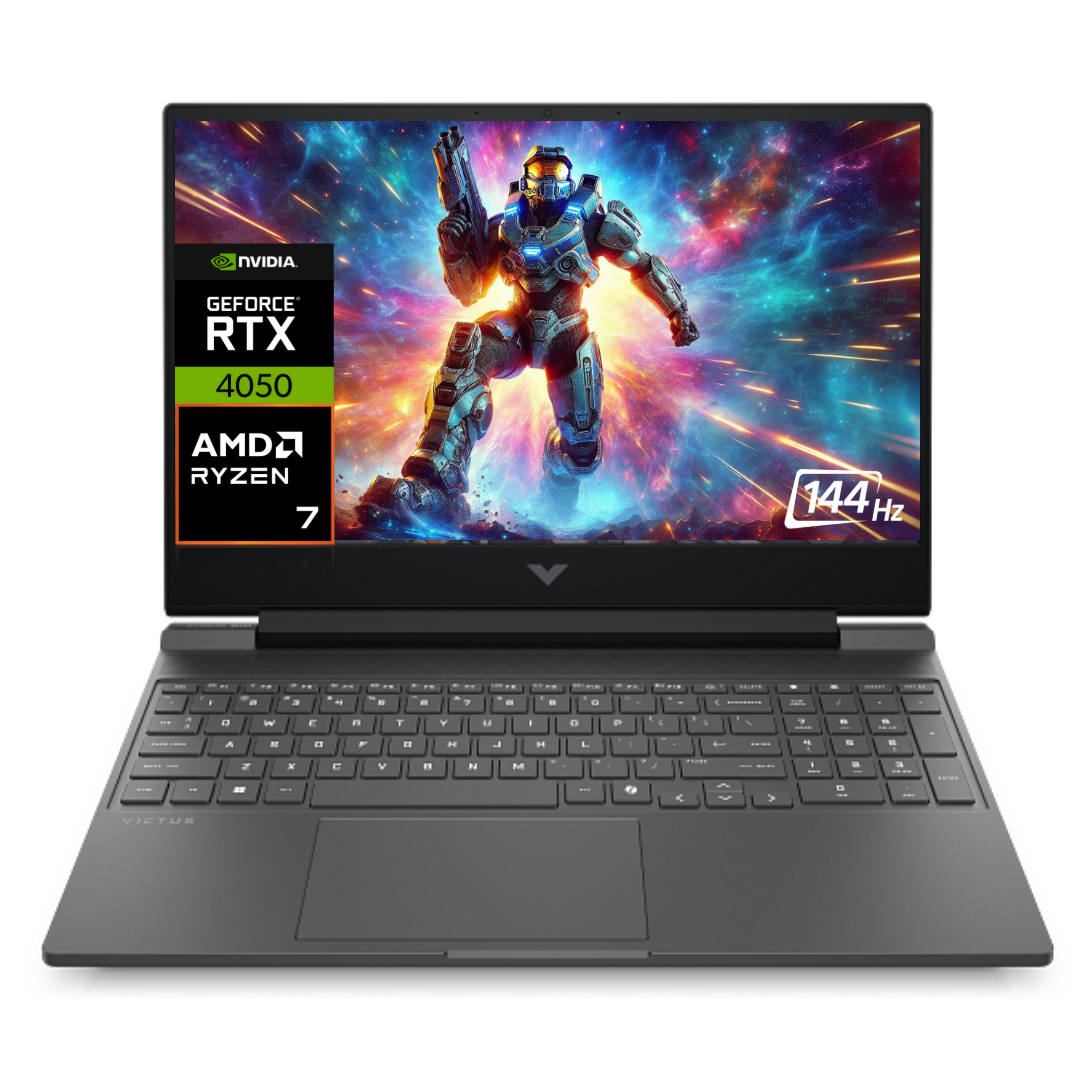 HP VICTUS 15-FB3022LA RYZEN 7 7445H/ 16GB RAM/ 512GB SSD/ RTX4050 6G/SILVER