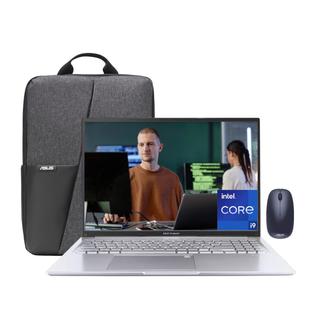 ASUS VIVOBOOK X1605VA CORE I9-13900H/16GB/1TB SSD/16 WUXGA/NO OS/SILVER/MOCHILA/MOUSE