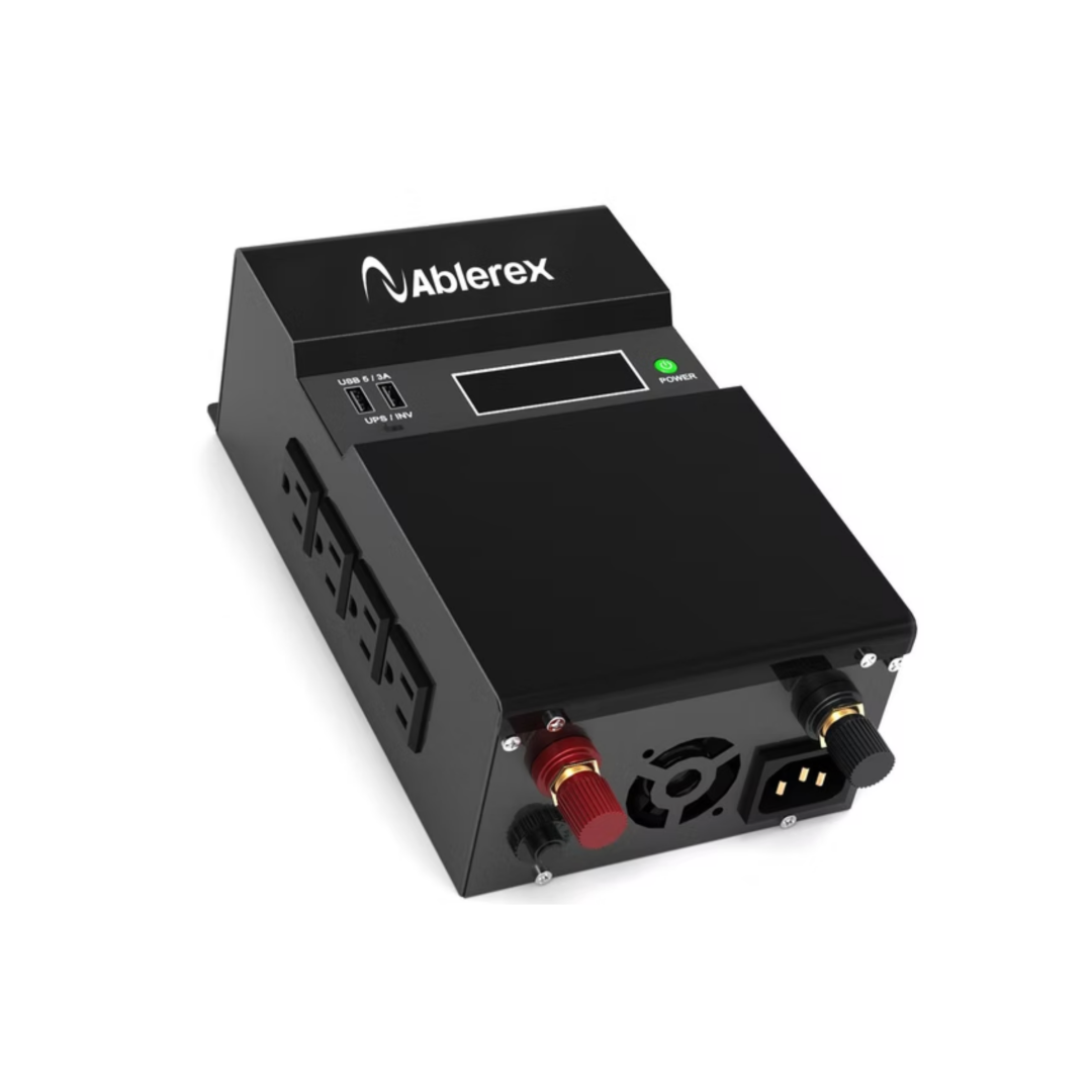 Inversor Ablerex Ab-bninv-1000 1000va 500w 120v 4 Tomas 2 usb 5v 3ah