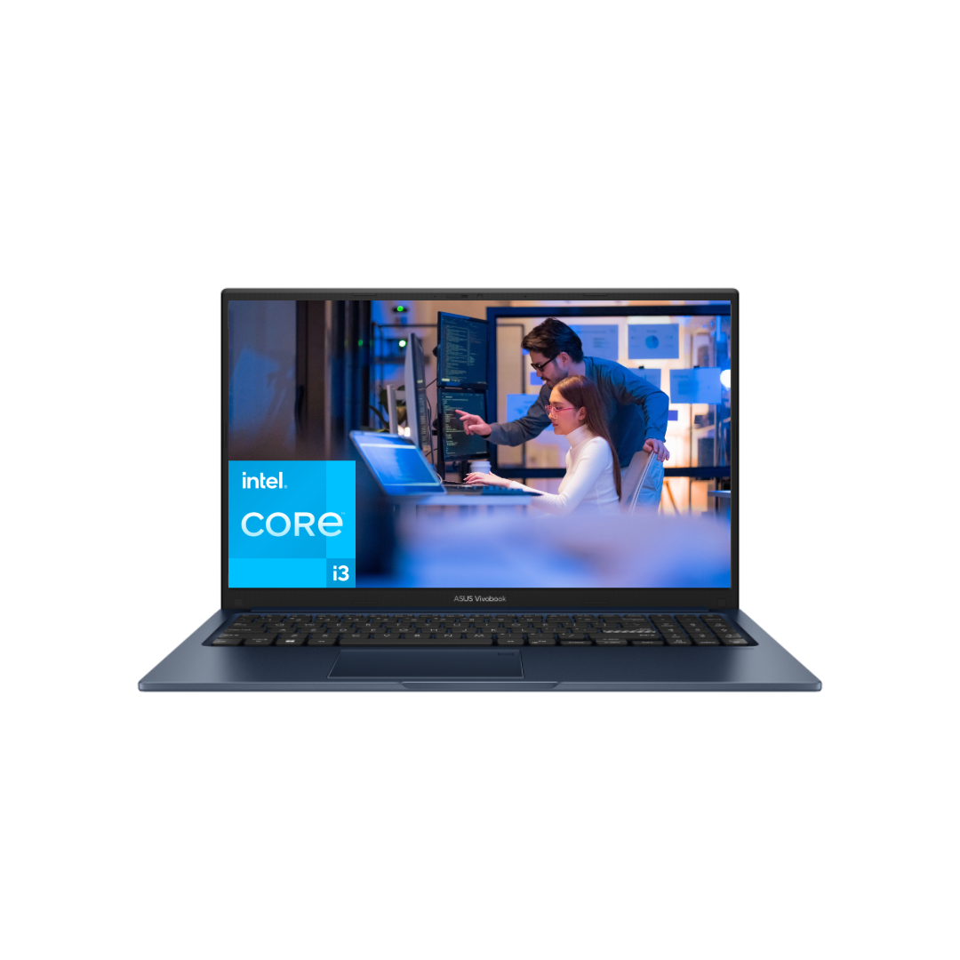 ASUS VIVOBOOK X1504VA CORE I3-1315U 6 NÚCLEOS 8 HILOS FRECUENCIA TURBO 4.5Ghz 15,6” FHD /QUIET BLUE DDR4