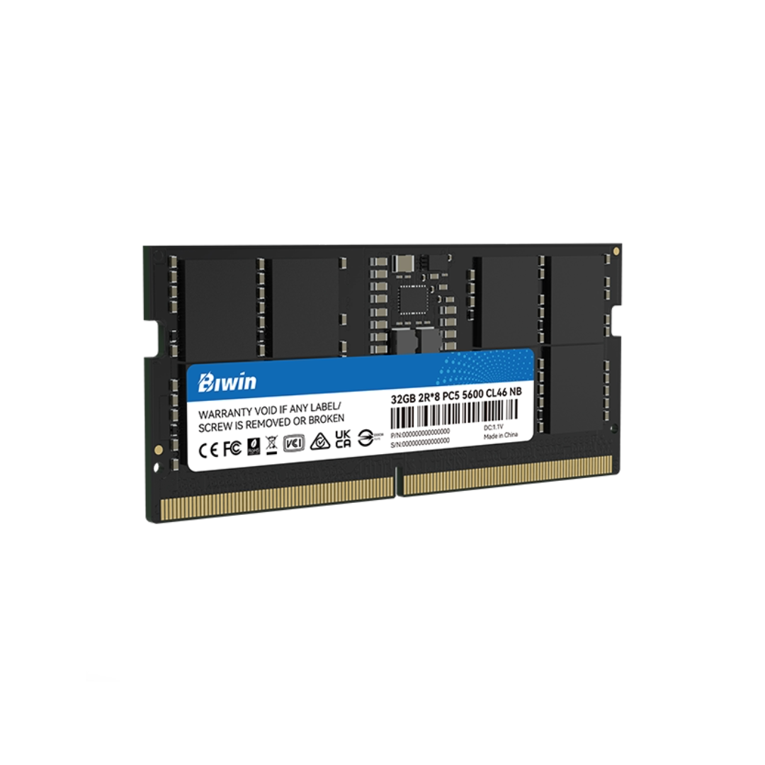 MEMORIA RAM BIWIN RS200 DDR5 SODIMM 15GB 4800MTS 1RX8 CL40