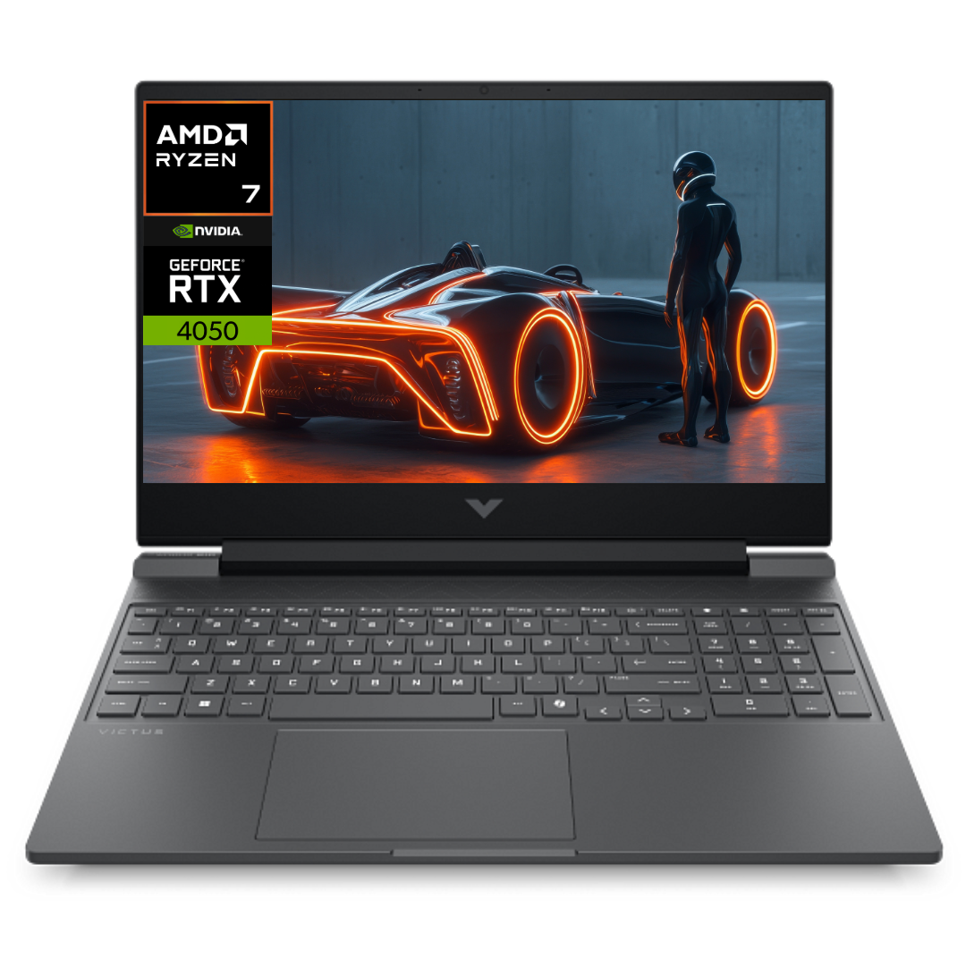 HP GAMING VICTUS 15-FB3022LA RYZEN 7 7445H/ 16GB RAM/ 512SSD/ RTX4050 8G/W11/SILVER