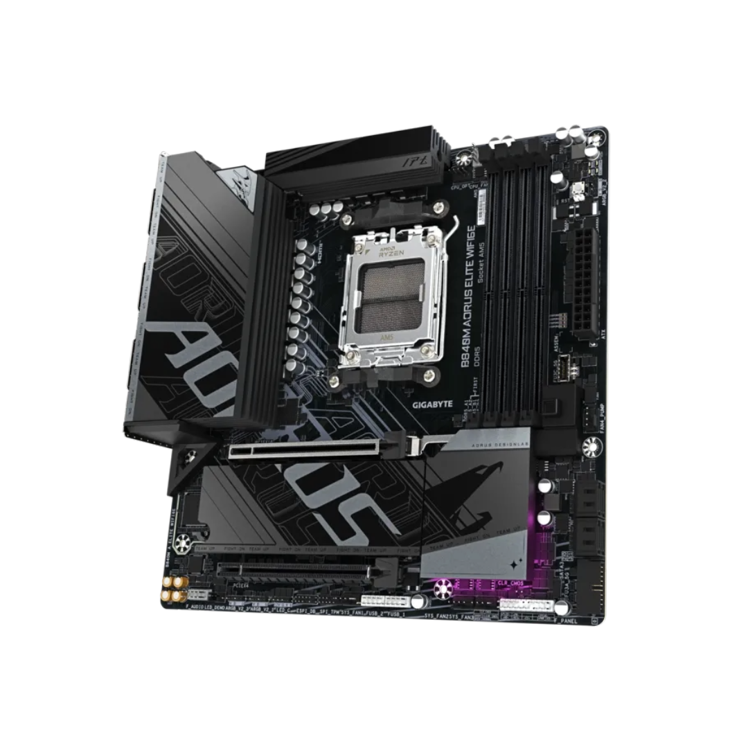 MAINBOARD GIGABYTE B840M AOURUS ELITE WIFI6E MICRO ATX AM5 DDR5 WIFI 6