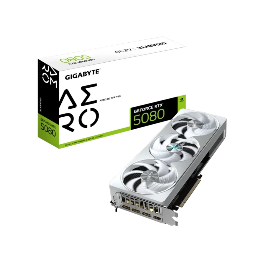 TARJETA DE VIDEO GIGABYTE GEFORCE RTX5080 AERO OC 16GB
