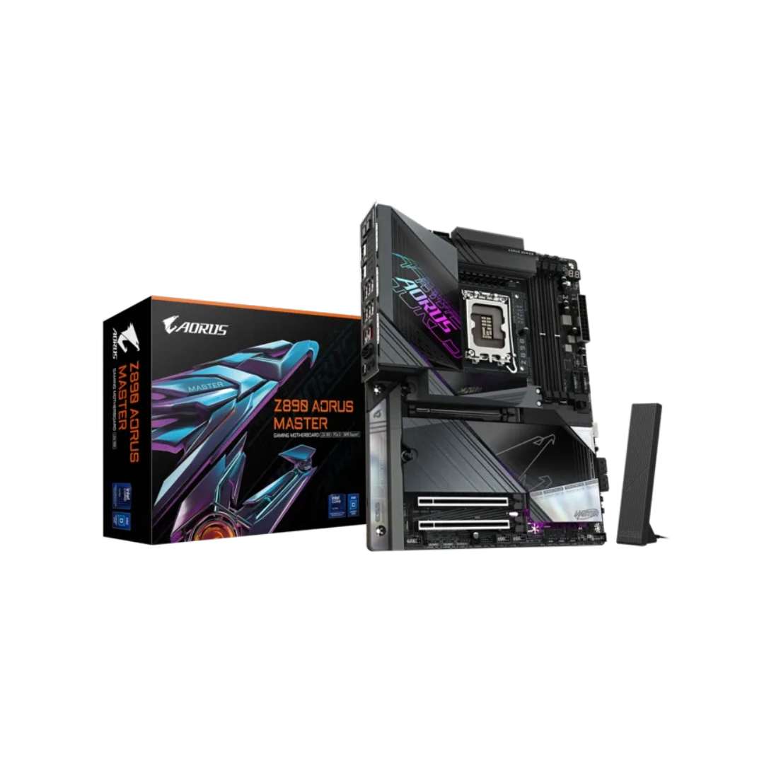 MAINBOARD/GIGABYTE Z890 AORUS MASTER LGA1851 DDR5 DUAL-CHANNEL PCIE 5.0 WIFI 7 2XTHUNDERBOLT