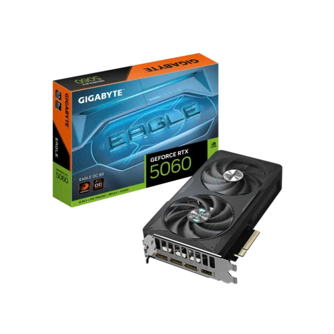 TARJETA DE VIDEO GIGABYTE GEFORCE RTX 5060 EAGLE OC 8G GDDR7 PCI-E 5.0 9VN5060EO-00-G10