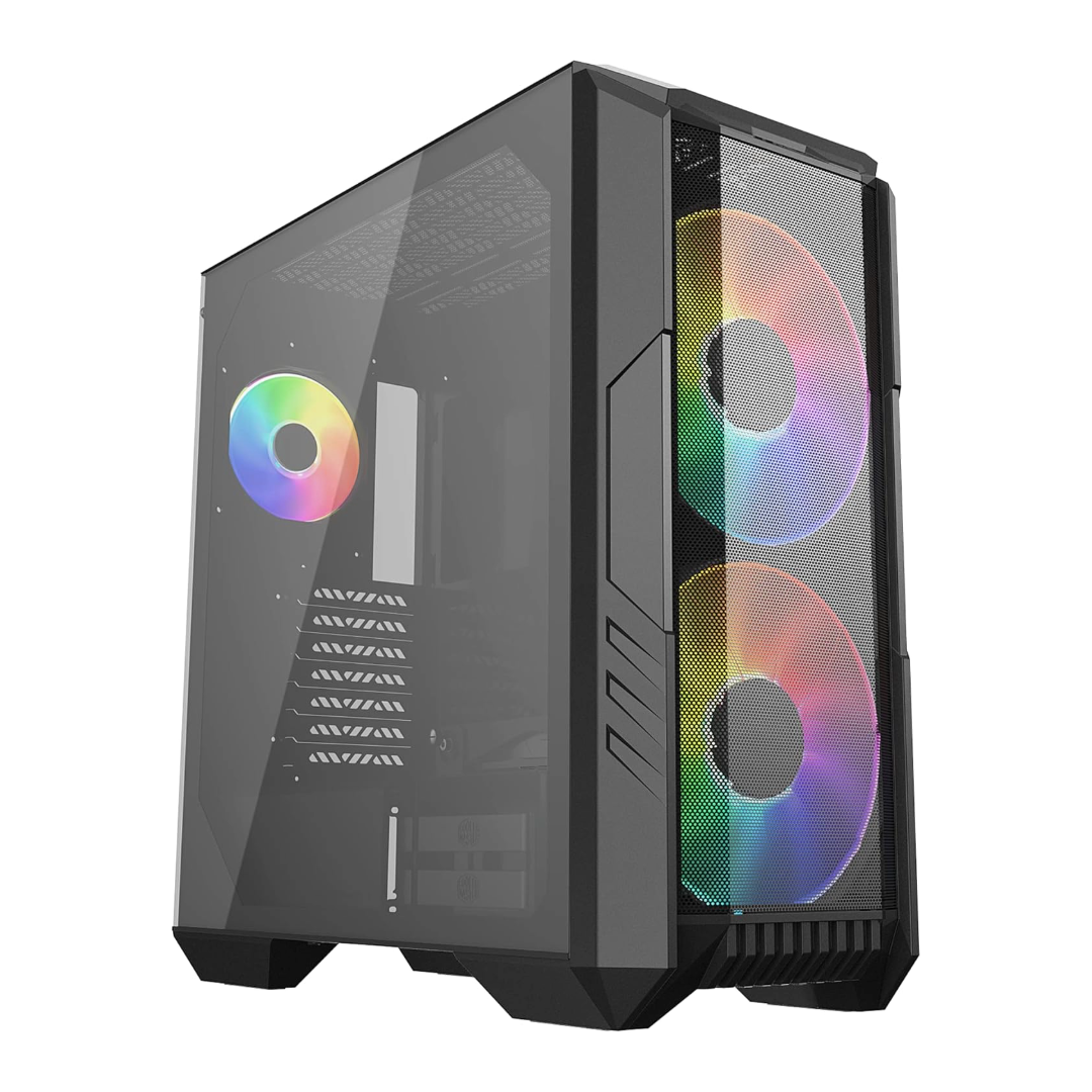 CASE COOLER MASTER HAF 500 ATX USB TYPE C X2 ARGB FAN X1