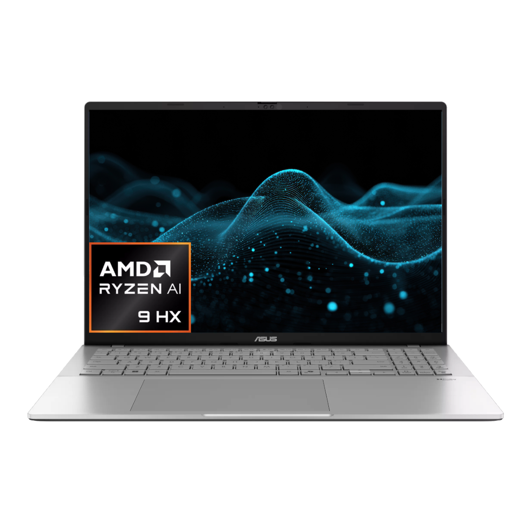 ASUS VIVOBOOK M3607HA RYZEN 9-270 IA (16 TOPS) 8 NÚCLEOS 16 HILOS FRECUENCIA TURBO 5.2Ghz 16” WUXGA IPS 144Hz / MATTE SILVER /DDR5