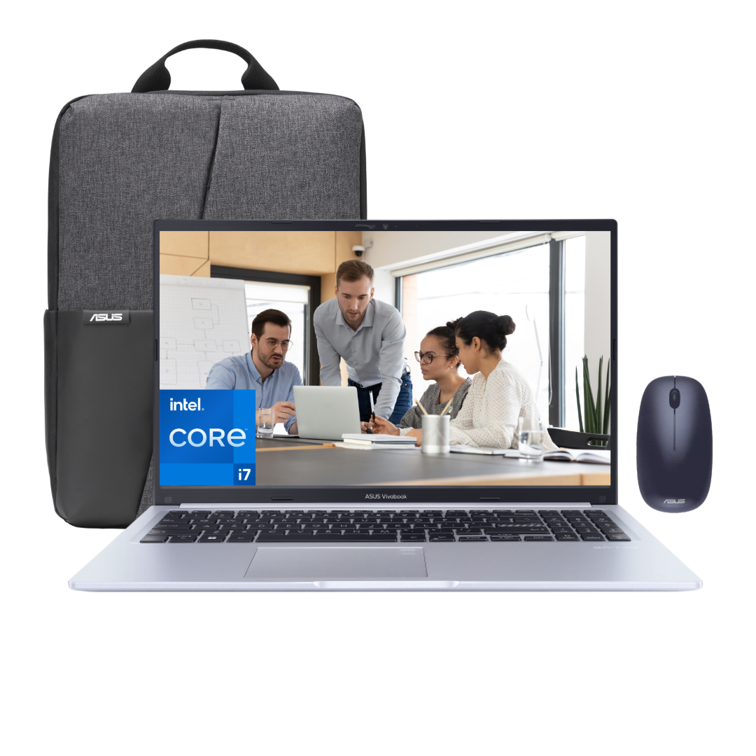 ASUS VIVOBOOK M1502YA CORE I7-13620H  10 NÚCLEOS 16 HILOS FRECUENCIA TURBO 4.5Ghz 15,6” FHD IPS /SILVER DDR4