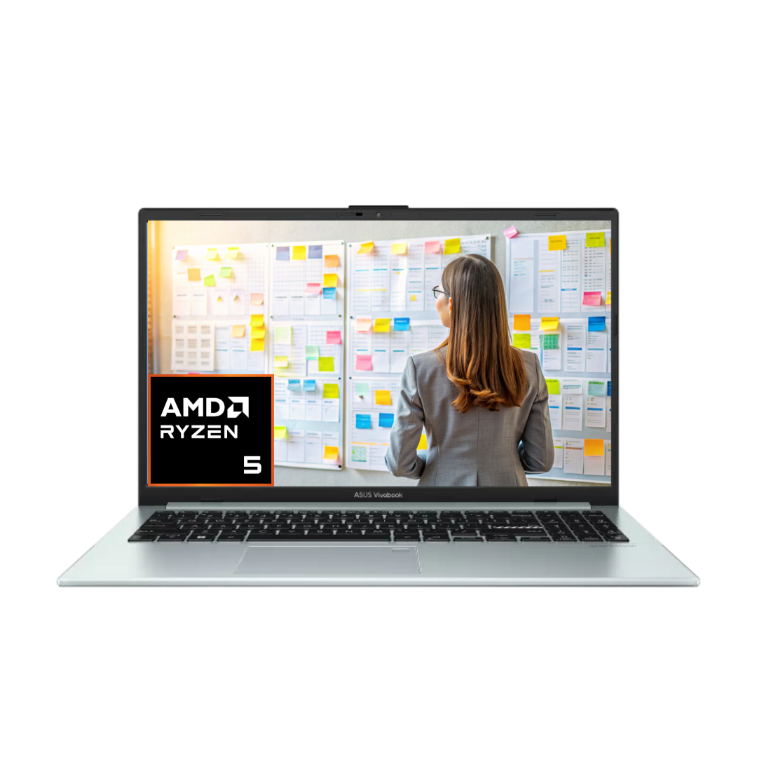 Asus Vivobook E1504fa Ryzen 5-7520u Ssd 1Tb Ram 16Gb 15,6” Fhd Green Grey