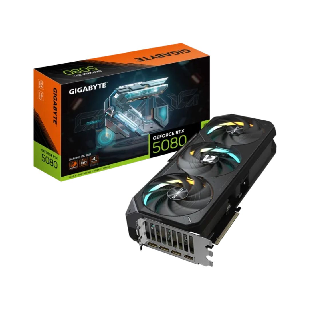 TARJETA DE VIDEOGIGABYTE GEFORCE RTX5080 GAMING OC 16GB GDDR7