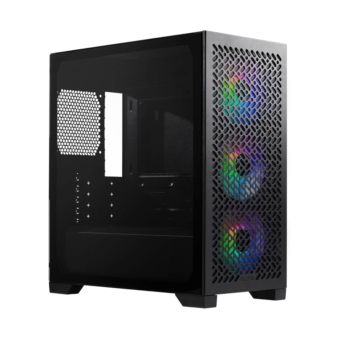 CASE COOLER MASTER ELITE 302 MINI TOWER MICRO ATX 3X120MM ARGB USB TYPE C EN PANEL