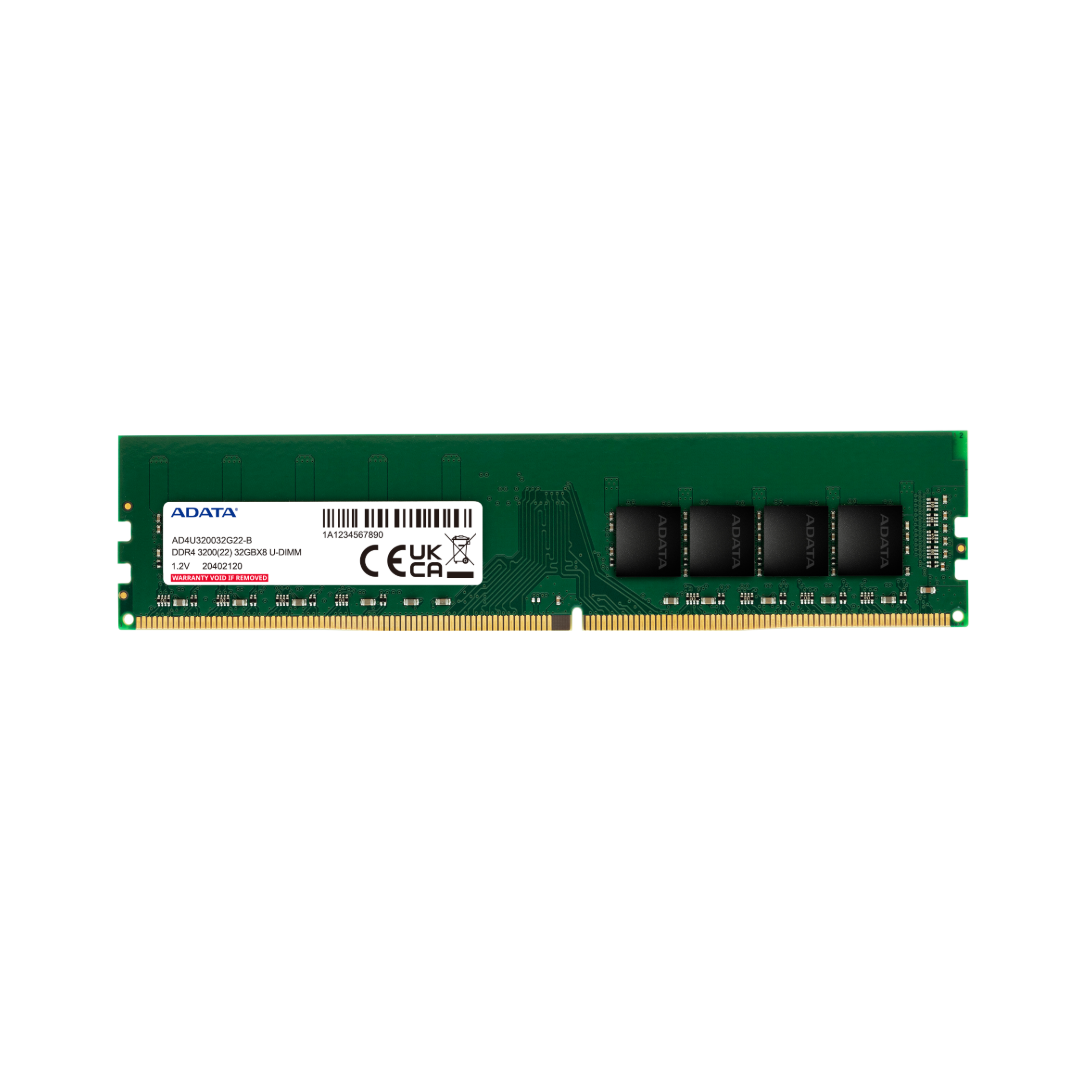MEMORIA RAM DIM ADATA 16GB DDR4 UDIMM 3200 MHZ 1.2V