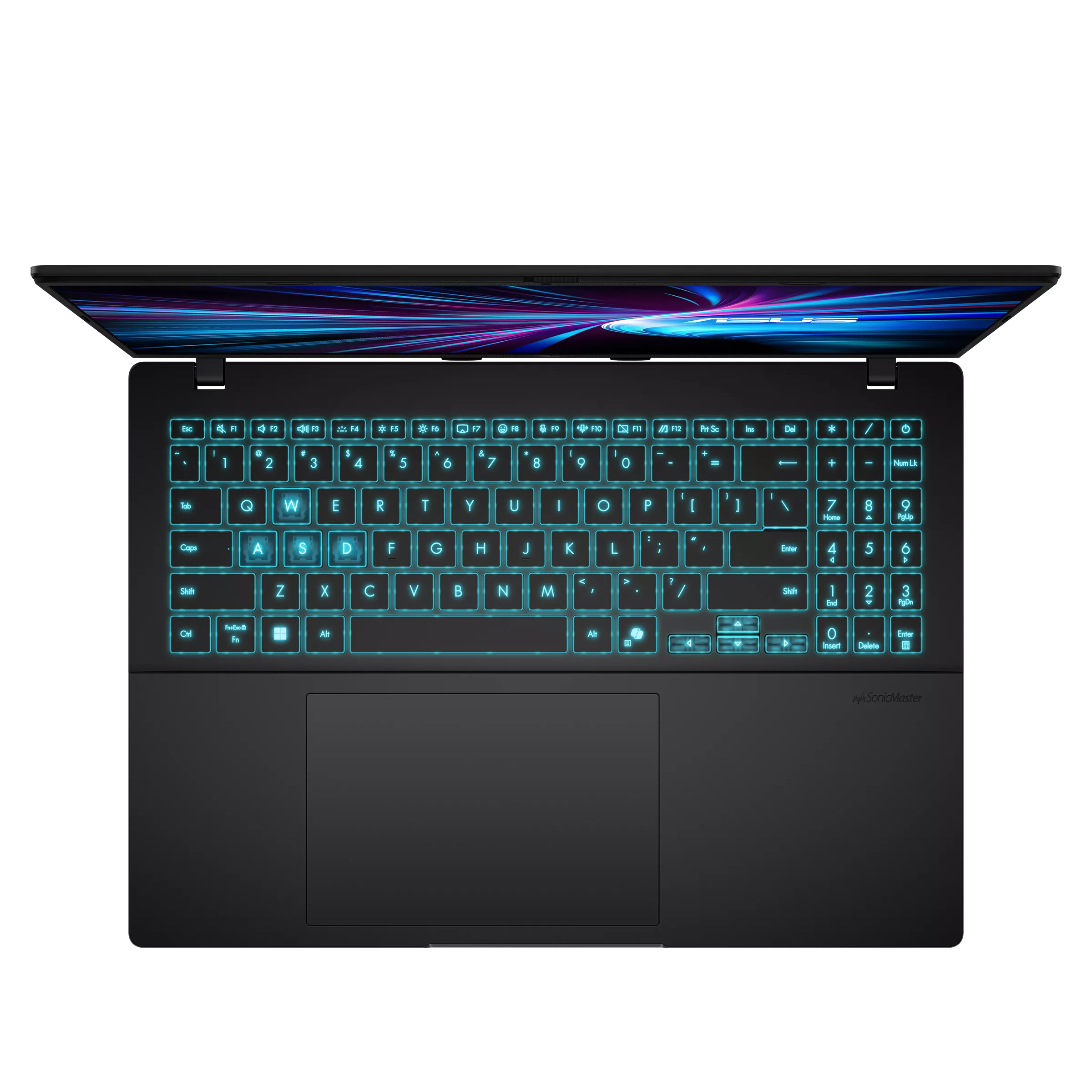 ASUS V16 V3607VH CORE I7 240H 10 NÚCLEOS 12 HILOS FRECUENCIA TURBO 5.2Ghz 16” WUXGA IPS /144Hz DDR5 MATTE BLACK RTX 5050 8GB