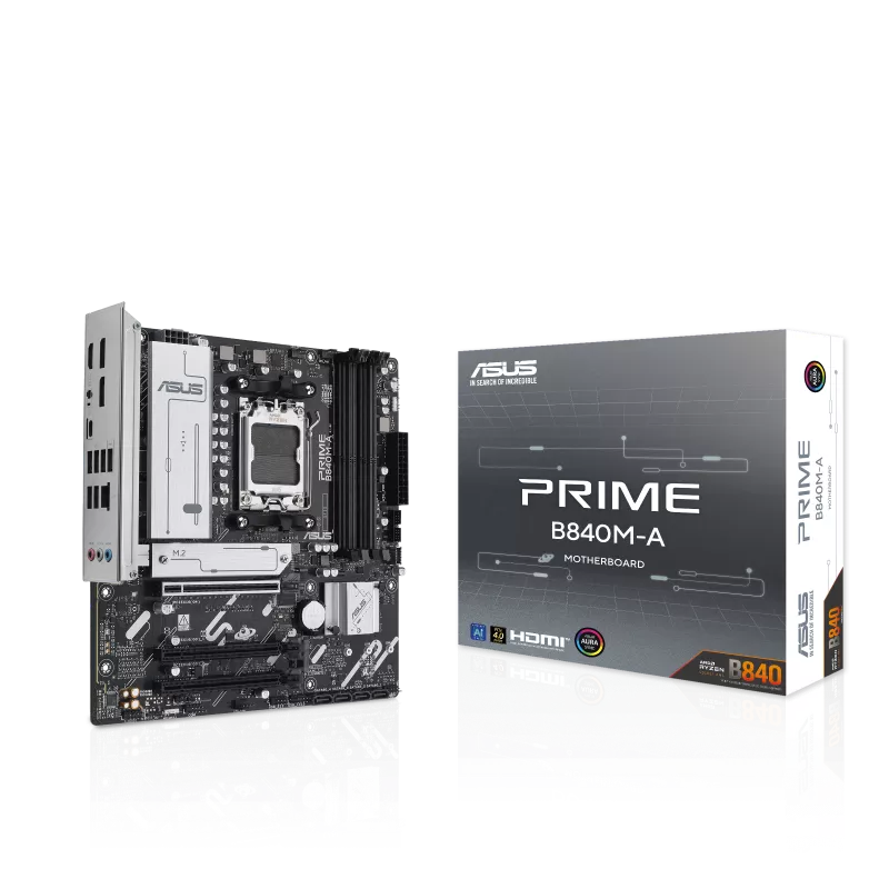 MAINBOARD/ASUS PRIME B840M-A AM5 DDR5 SERIE 9000 Y 7000 HDMIX1 DPX2