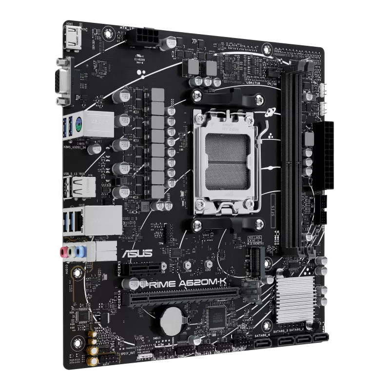 MAINBOARD ASUS PRIME A620M-K RYZEN AM5 DDR5 MICRO-ATX