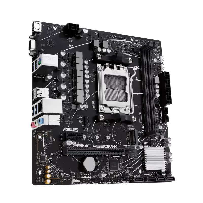 MAINBOARD ASUS PRIME A620M-K RYZEN AM5 DDR5 MICRO-ATX